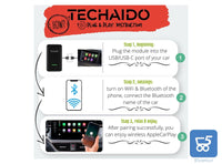 Apple Carplay Wireless Adattatore Auto Per iPhone Compatibile Con Svariati Modelli Di Auto Ti Porta iOS Nella Macchina Configurazione Automatica Techaido