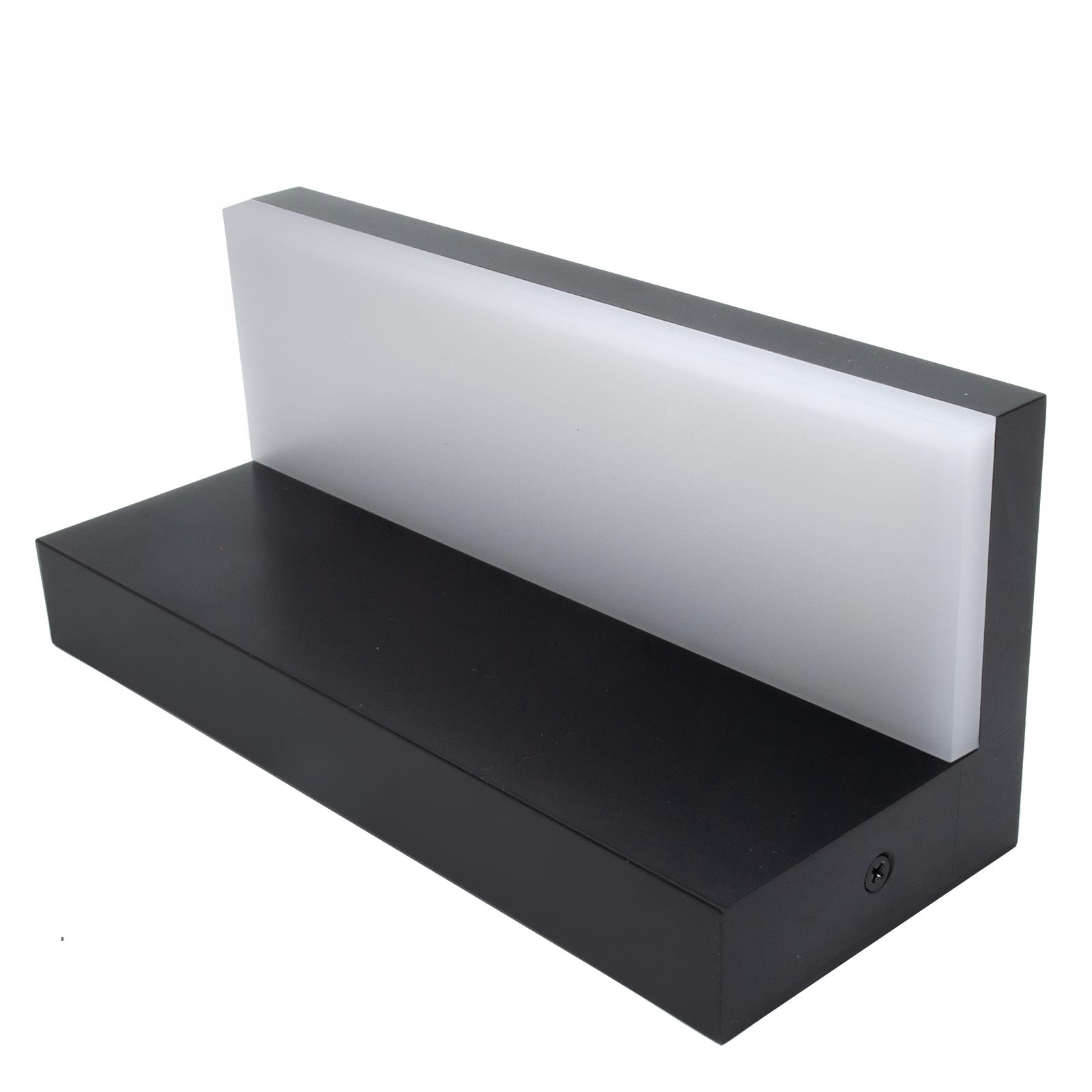 Applique parete LED 10W interruttore CCT da 2700K a 6500K lampada impermeabile esterni luce giardino balcone terrazza IP54 230V NERO