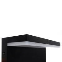Applique parete LED 10W interruttore CCT da 2700K a 6500K lampada impermeabile esterni luce giardino balcone terrazza IP54 230V NERO