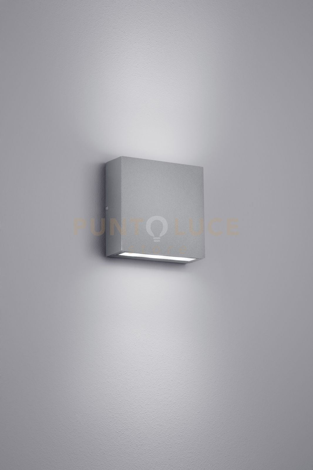 Applique 2 LED quadrata alluminio THAMES 229360287