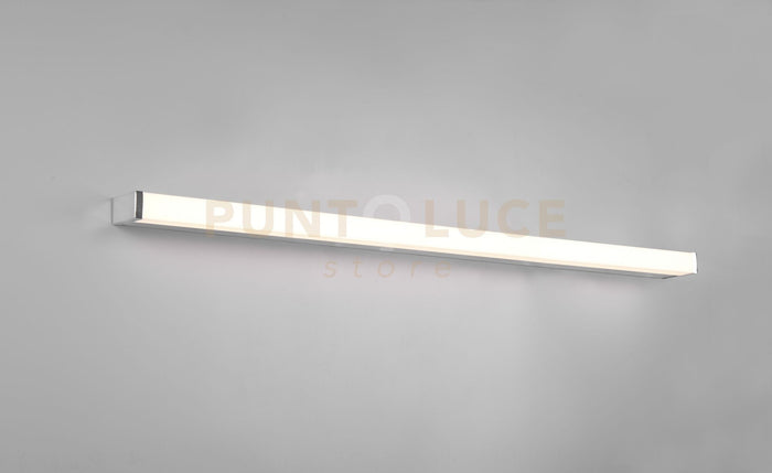 FABIO H2O APPLIQUE DA BAGNO LED 20W 2500lm, 3000K CROMO IP44 L. 120CM DIMMERABILE