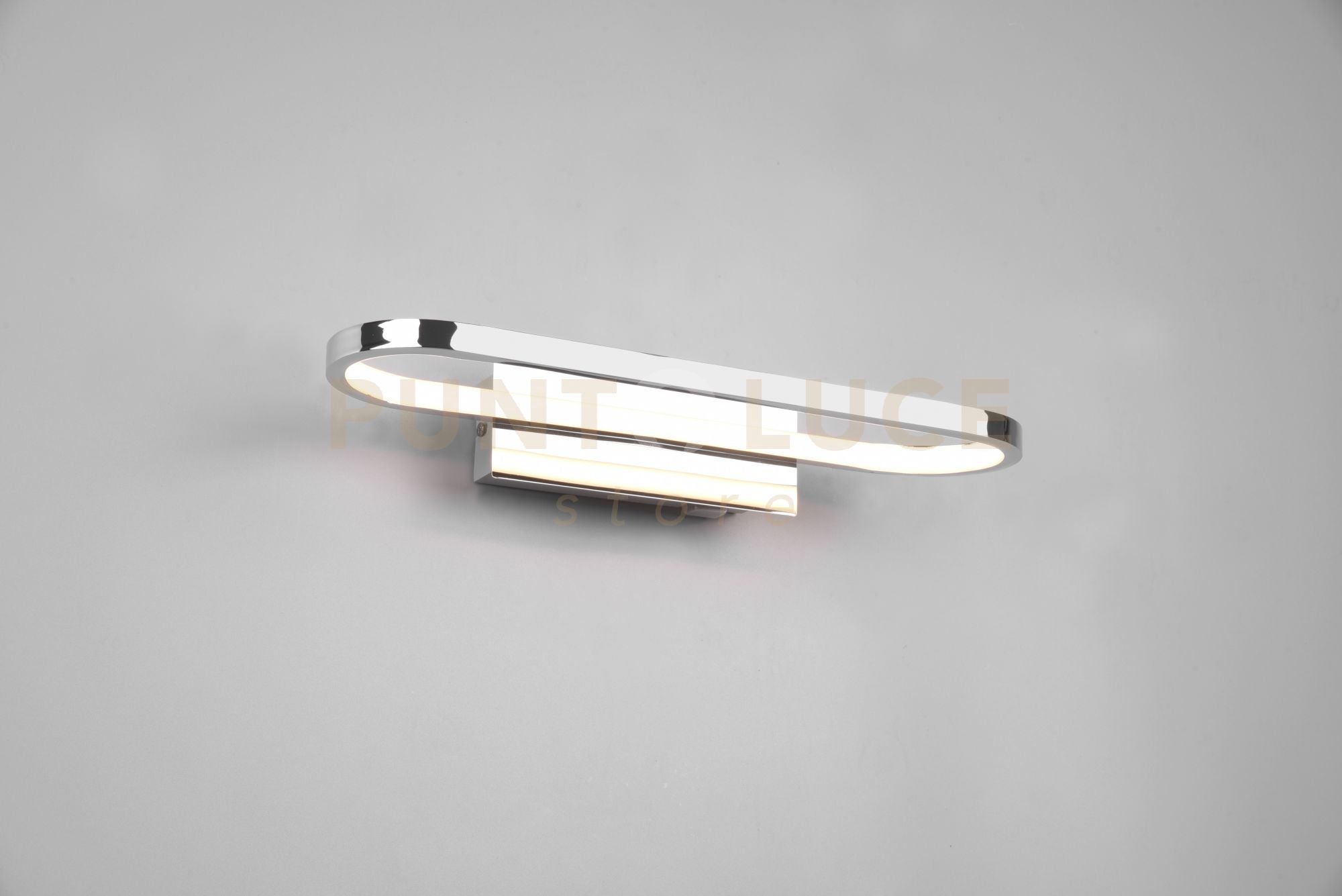 GIANNI H2O APPLIQUE DA BAGNO LED 17W 1700lm, 3000K CROMO CON INTERRUTTORE IP44 L. 40CM