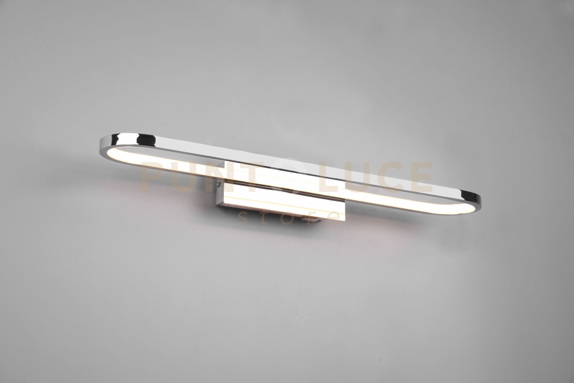 GIANNI H2O APPLIQUE DA BAGNO LED 22W 2700lm, 3000K CROMO CON INTERRUTTORE IP44 L. 60CM