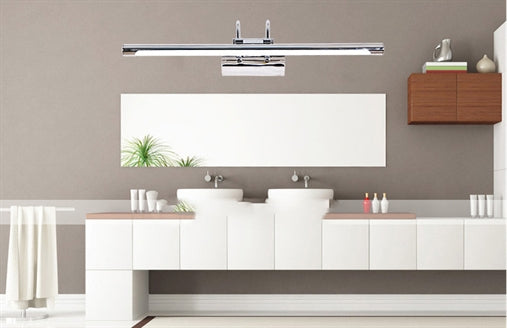 Applique LED Bagno 12W Lampada da Parete Moderna per Specchio 58cm IP44 230V Luce Fredda