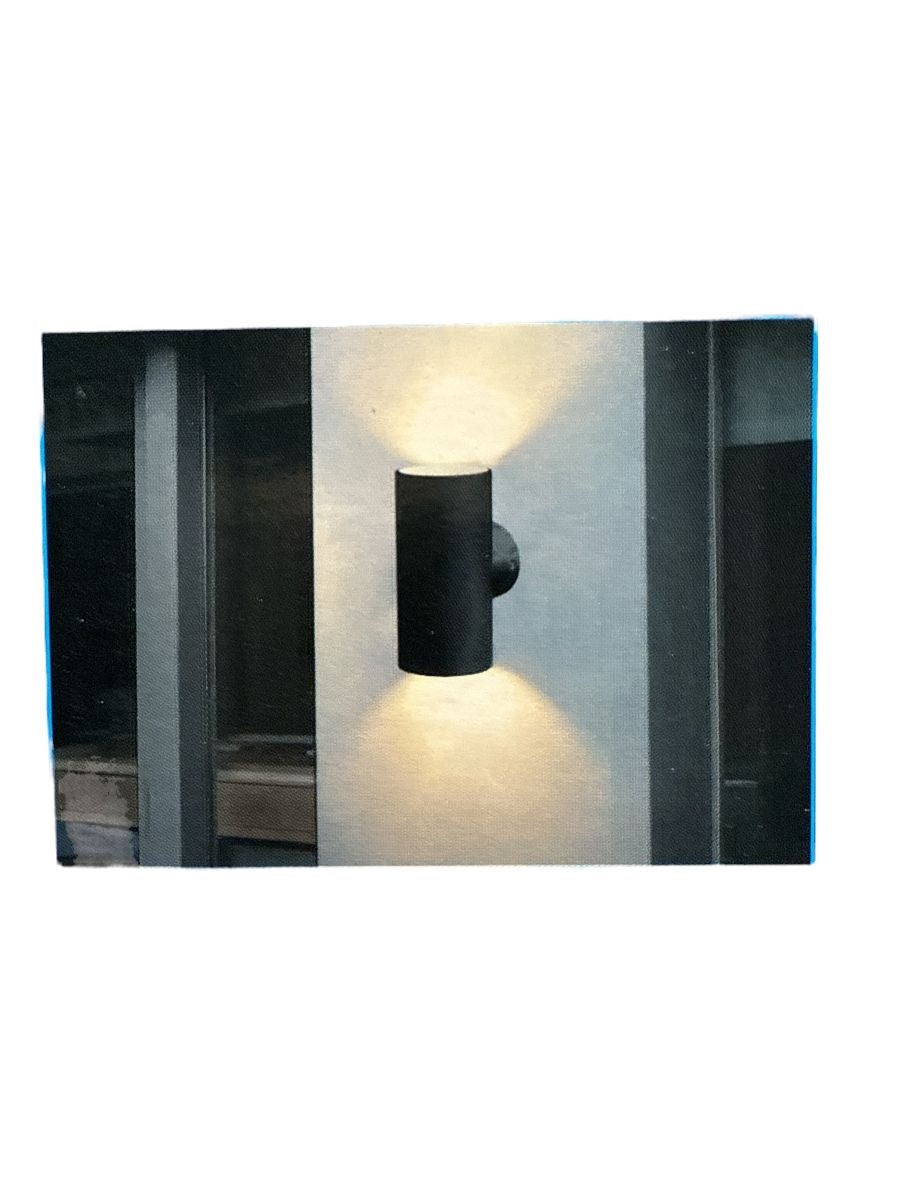 Applique LED da Parete Nero 18W 1600Lm Doppia Emissione CCT 3000K 4200K 6400K per esterni IP65
