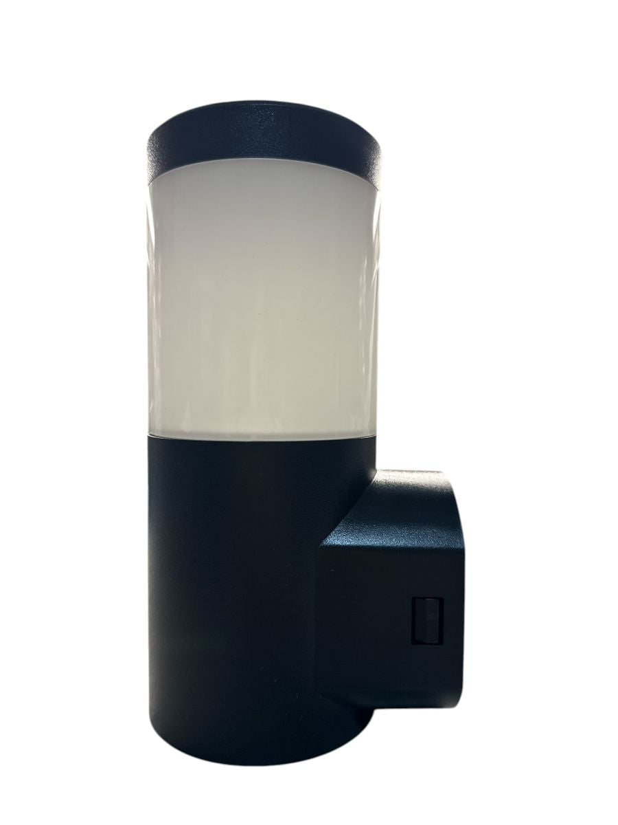 Applique LED da Parete Nero con Attacco E27 per esterni IP65