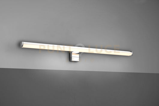 LINO H2O APPLIQUE LED 11W 1350lm, 3000K CROMO ANCHE CON POSSIBILITA' DI AVVITARE SU SPECCHIO IP44 L. 60CM