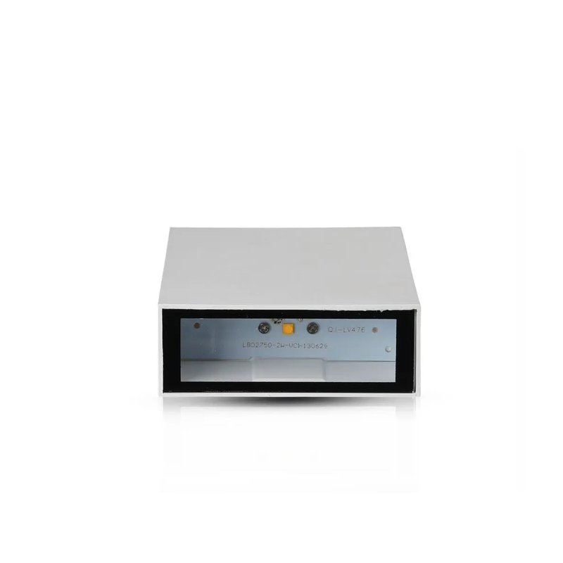 Applique Lampada LED da Muro Rettangolare 4W Colore Bianco 6500K IP65 Esterno Up-Down SKU-218562