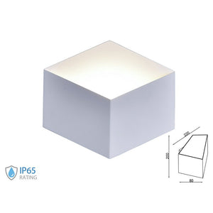 Applique Lampada LED da Muro Squadrata Esagonale 3W 4000K Carcassa Bianca IP20 SKU-8345