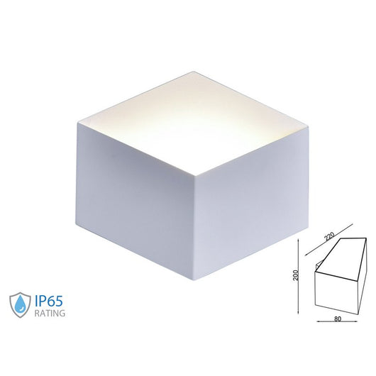 Applique Lampada LED da Muro Squadrata Esagonale 3W 4000K Carcassa Bianca IP20 SKU-8345