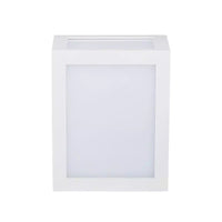Applique Lampada Led Da Muro Parete a Lanterna 12W 4000K Carcassa Nera IP65 360 Gradi SKU-8341