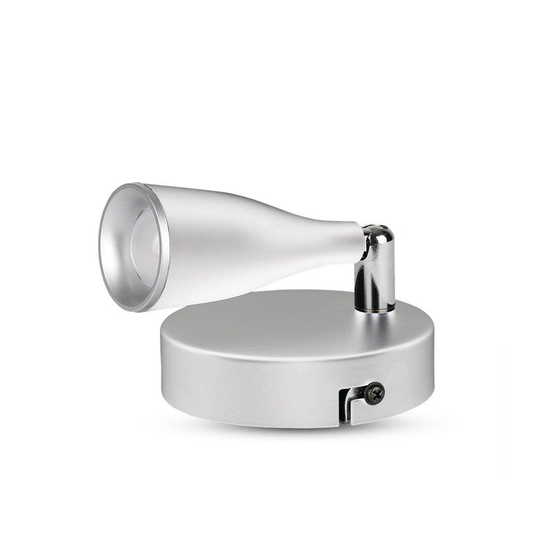 Applique Lampada Led Da Parete Colore Bianco 3000K Con Testa Orientabile IP20 4,5W SKU-218262