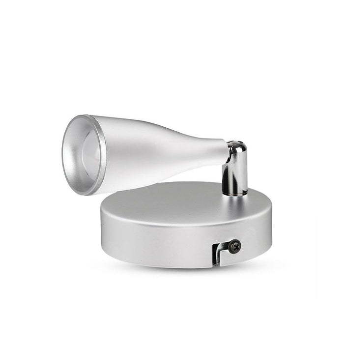 Applique Lampada Led Da Parete Colore Bianco 3000K Con Testa Orientabile IP20 4,5W SKU-218262