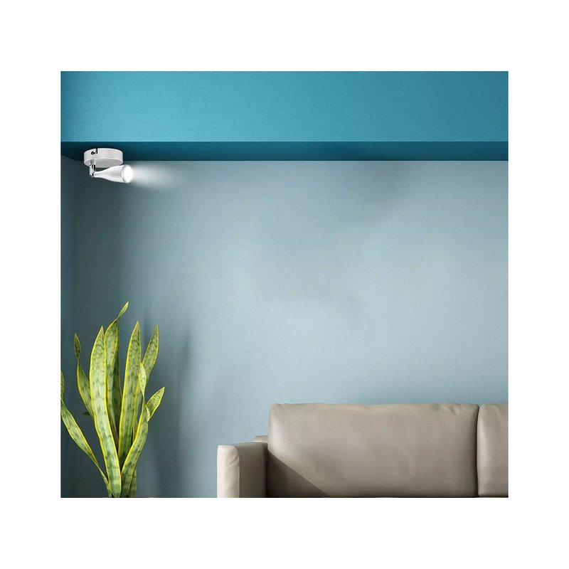 Applique Lampada Led Da Parete Colore Bianco 3000K Con Testa Orientabile IP20 4,5W SKU-218262