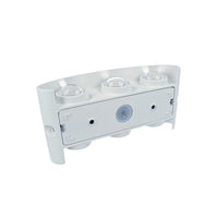 Applique Led Da Parete 6W Caldo 3000K Carcassa Bianca Doppio Illuminazione Up-Down IP54 SKU-218613