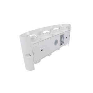 Applique Led Da Parete 8W Caldo 3000K Carcassa Bianca Doppio Illuminazione Up-Down IP54 SKU-218617