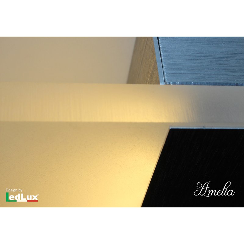 Applique Led Da Parete Modello Amelia Italian Design Moderna 6W Bianco Caldo