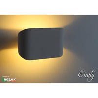 Applique Led Da Parete Modello Emily Italian Design Moderna 6W Bianco Caldo