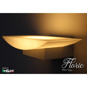 Applique Led Da Parete Modello Florie Italian Design Moderna 6W Bianco Caldo