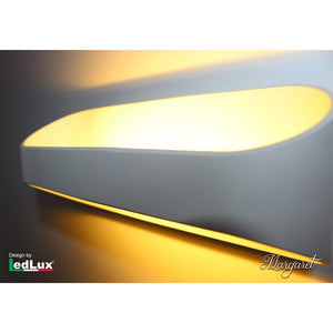 Applique Led Da Parete Modello Margaret Italian Design Moderna 10W Bianco Caldo