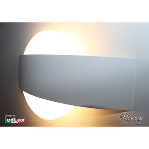 Applique Led Da Parete Modello Mercury Italian Design Moderna 6W Bianco Caldo