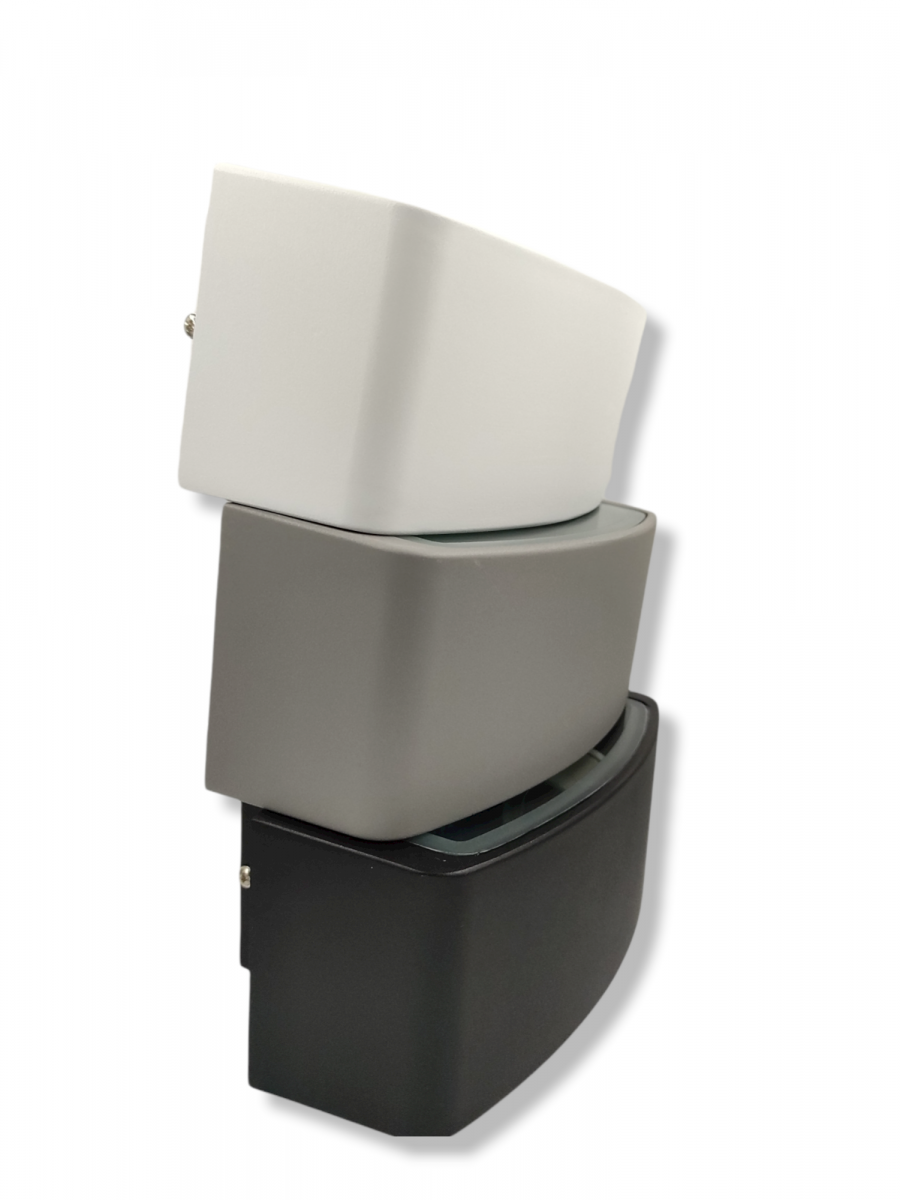 Applique Plafoniera da Esterno Doppia Luce E27 Stagna Bianco