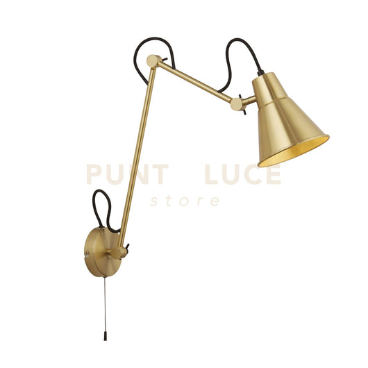 Applique a braccio girevole - Metallo ottone