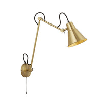 Applique a braccio girevole - Metallo ottone