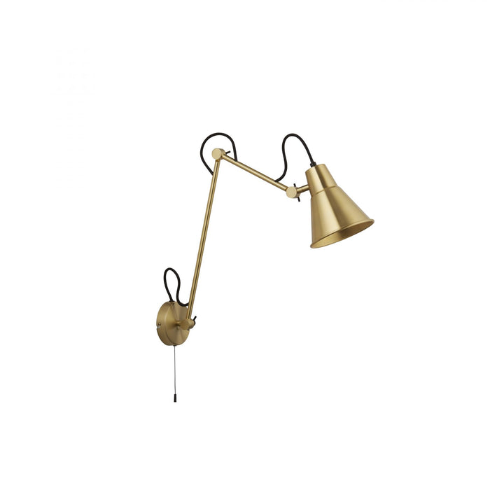 Applique a braccio girevole - Metallo ottone