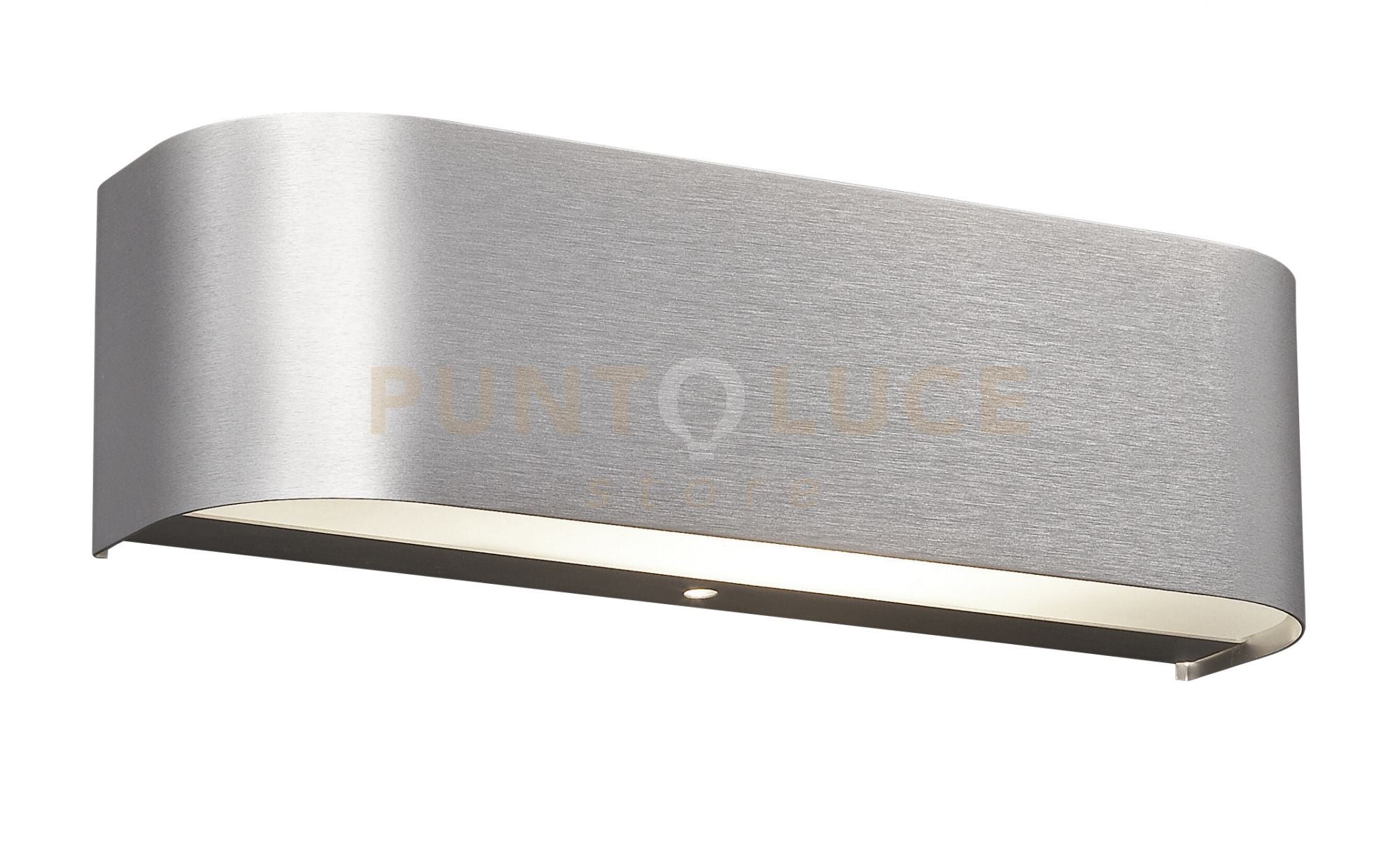 ADRIANO APPLIQUE LED 6,2 W 620 lm, 3.000 K FASCIA ALLUMINIO SATINATO 30X6CM