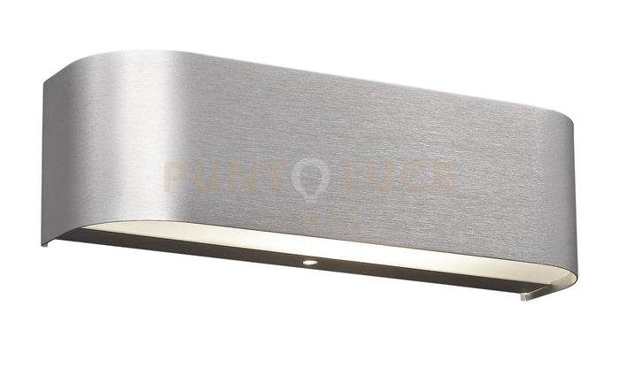 ADRIANO APPLIQUE LED 6,2 W 620 lm, 3.000 K FASCIA ALLUMINIO SATINATO 30X6CM