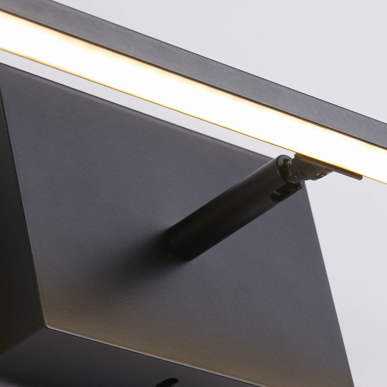 Applique da parete Amalfi LED IP44, metallo nero opaco