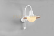 Applique esterno NORMAN alluminio con sensore bianco 207269131