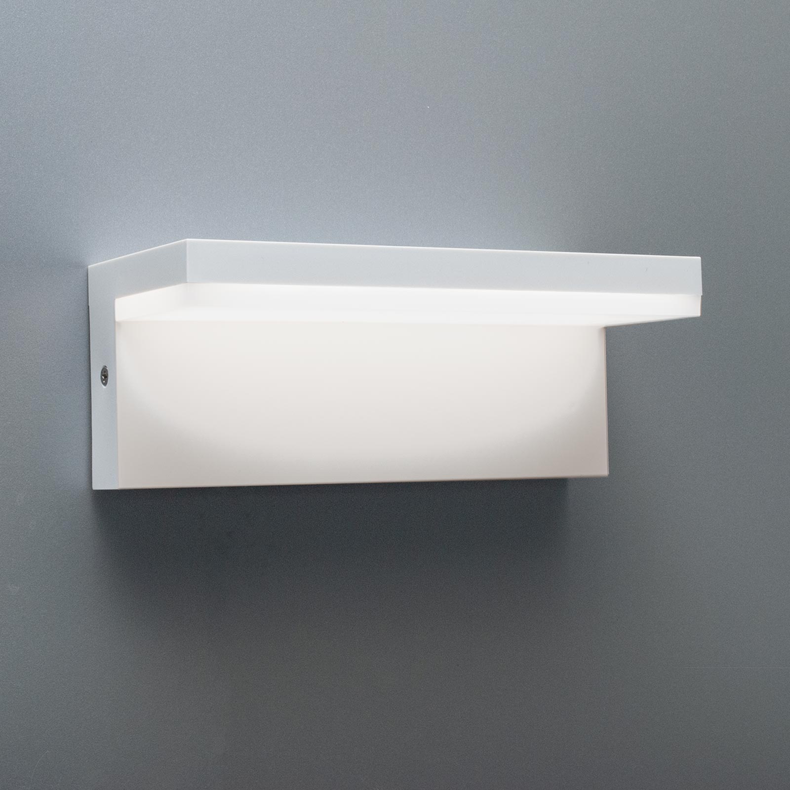 Applique parete LED 10W interruttore CCT da 2700K a 6500K lampada impermeabile esterni luce giardino balcone terrazza IP54 230V BIANCO