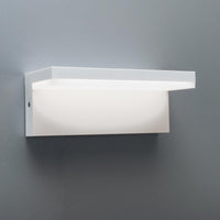 Applique parete LED 10W interruttore CCT da 2700K a 6500K lampada impermeabile esterni luce giardino balcone terrazza IP54 230V BIANCO