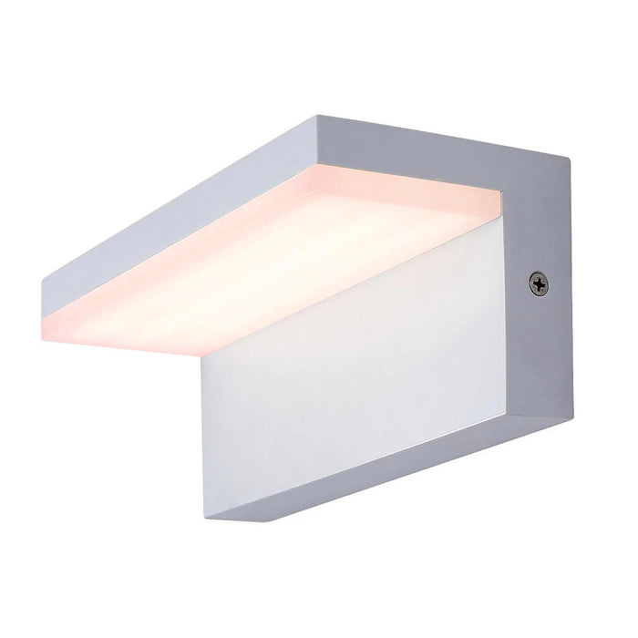 Applique parete LED 10W interruttore CCT da 2700K a 6500K lampada impermeabile esterni luce giardino balcone terrazza IP54 230V BIANCO