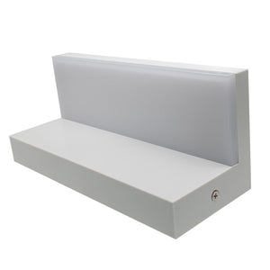 Applique parete LED 10W interruttore CCT da 2700K a 6500K lampada impermeabile esterni luce giardino balcone terrazza IP54 230V BIANCO