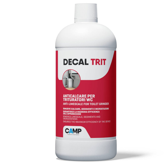 Decal trit anticalcare per trituratori efficace per rimuovere calcare e incrostazioni 1 lt