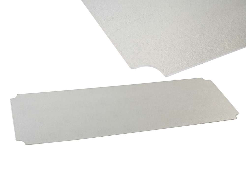 Archimede scaffale metallico copri piano in policarbonato cm 45 x 90 cucina bagno garage cabina armadio