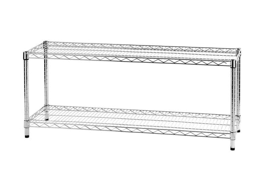 Archimede scaffale metallico scaffale 2 ripiani cm 36 x 121 x h. 50 cucina bagno garage cabina armadio