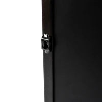 E-STYLO Specchio rettangolare con cornice in metallo nero, perfetto per aggiungere un tocco di stile moderno e minimale a qualsiasi ambiente, 70cm X 40cm H. 15cm