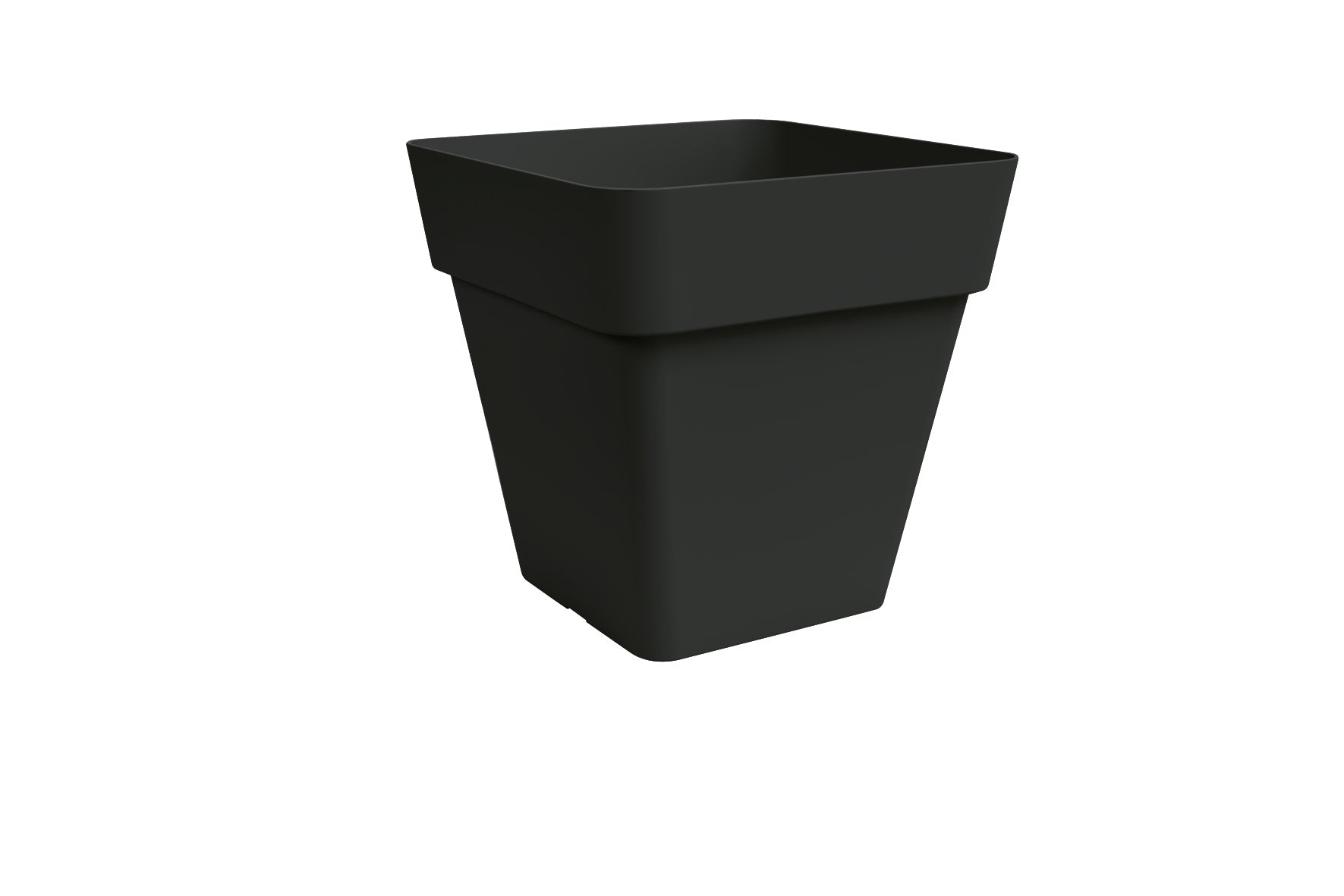 Nicoli vaso per fiori quadrato Arke quadro, fioriera in polietilene per interno ed esterno elegante, superficie opaca, dimensioni cm 39x39x39