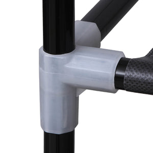 Armadio contenitore XXL in tessuto non tessuto 175 x 150 x 45 cm nero 12_0004008