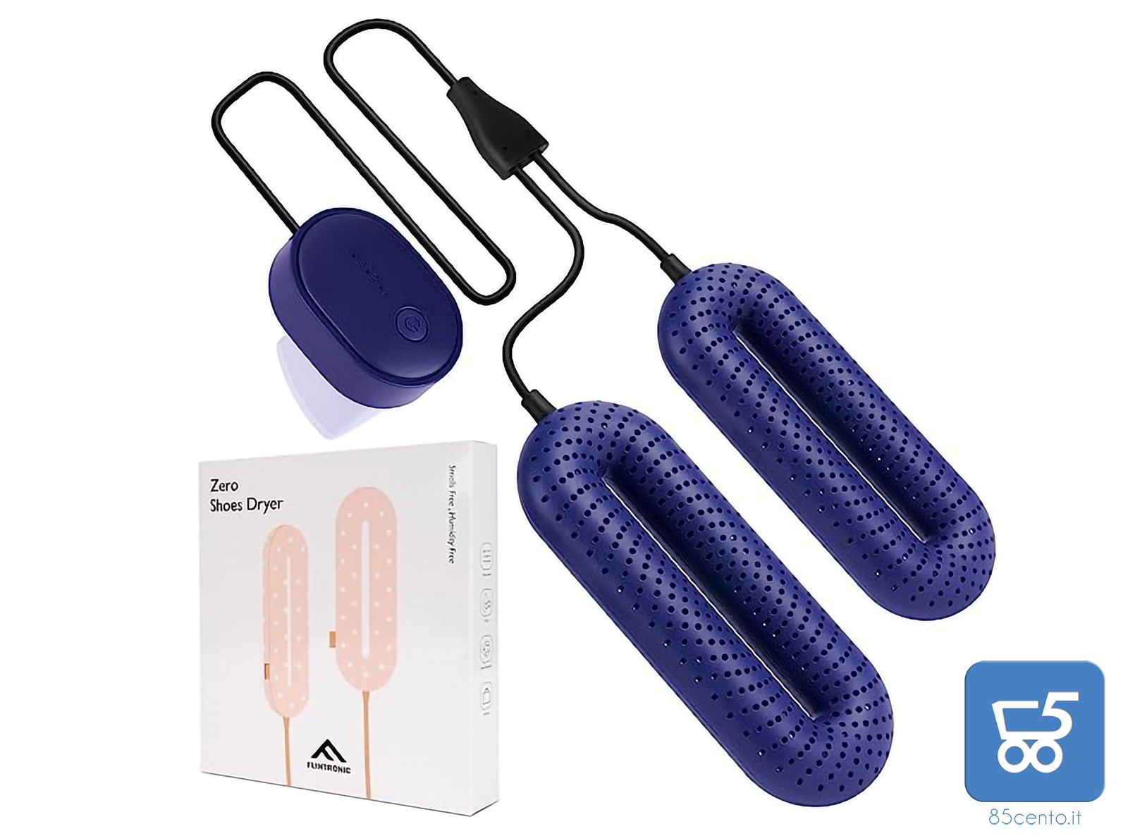 Asciuga scarpe Sterilizzazione temporizzazione a Tre velocità Multifunzione Materiali ignifughi Shoes Dryer presa adattatore internazionale