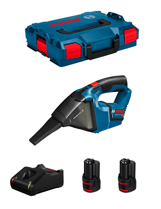 Aspiratore BOSCH GAS 12V-LI (2 x 3,0 Ah + GAL12V-40 + L-Boxx 102)
