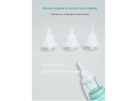 Aspiratore Nasale Elettrico 3-in-1 Neonati Ricaricabile Ugelli Silicone Anti-riflusso Cavo di tipo C