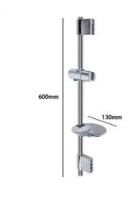 Asta saliscendi colonna doccia regolabile e portasaponetta 60 CM A.79361