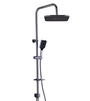 Asta saliscendi cromata colonna doccia soffione fisso doccetta set doccia 87307