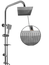 Asta saliscendi cromata colonna doccia soffione fisso doccetta set doccia 59395