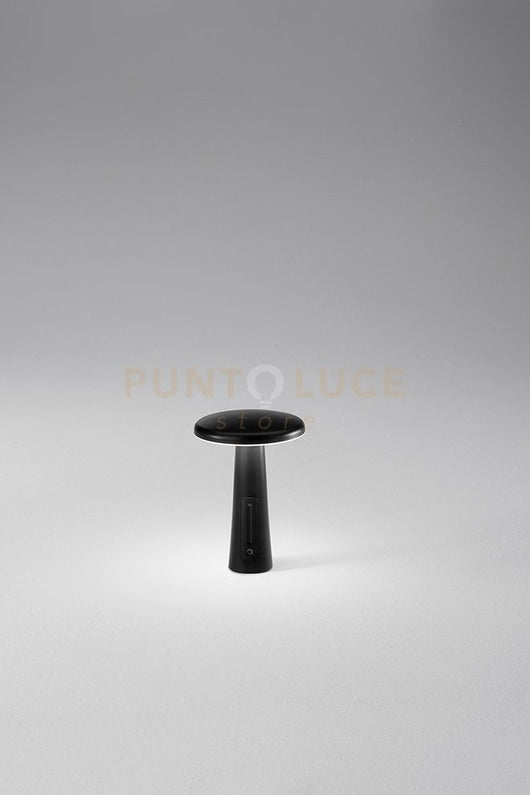 Astro Lampada da tavolo ricaricabile a batterie colore nero a LED 4W 160LM 3000K dimmerabile IP44